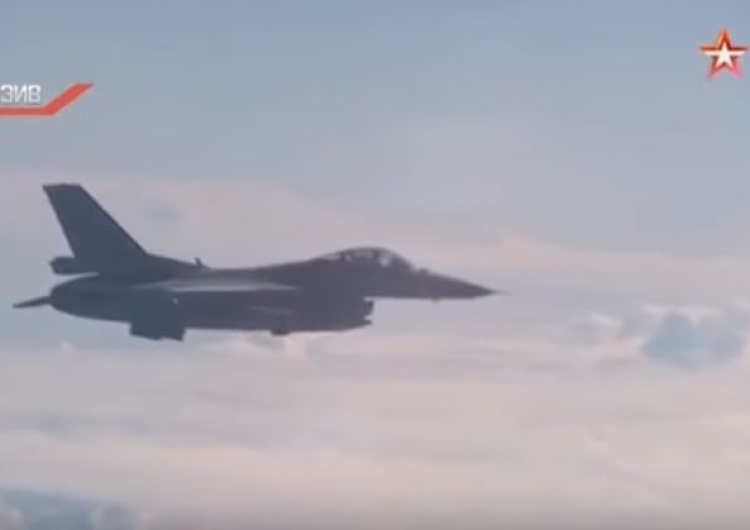  [video] Zobacz, jak polskie F-16 przechwyciły samolot rosyjskiego ministra