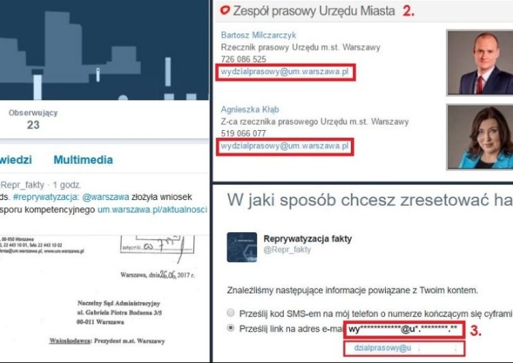 Wpadka ratusza stolicy? Urzędnicy założyli fake'owe konto?