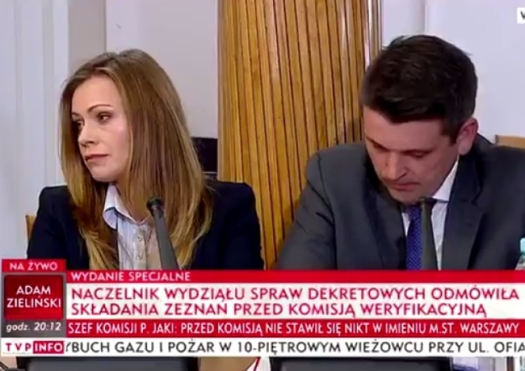 zrzut ekranu Stołeczna urzędniczka chciała pójść w ślady Gronkiewicz-Waltz... ale się przeliczyła