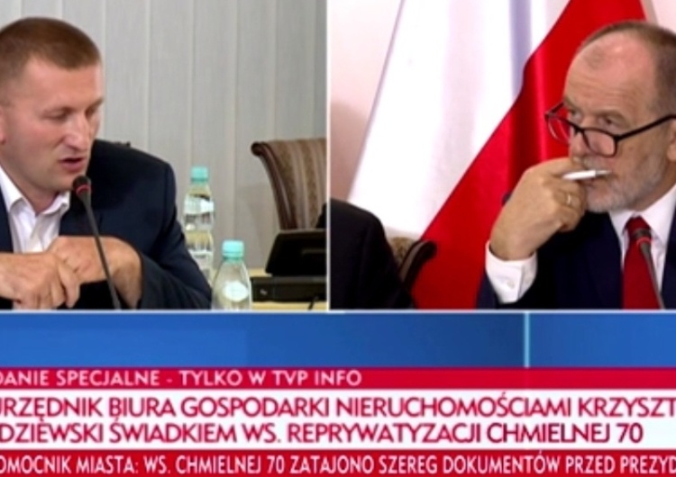 Świadek Komisji Weryfikacyjnej: Odbieram stanowisko ratusza tak, że zostałem wybrany na kozła ofiarnego