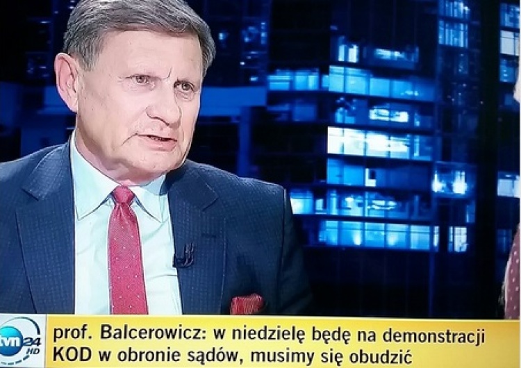 zrzut ekranu Balcerowicz odwołuje urlop: Instytucje UE nie powstrzymają PIS. My to musimy zrobić