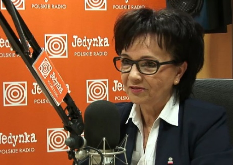 zrzut ekranu Elżbieta Witek o opłacie paliwowej: My słuchamy ludzi. Większość obywateli opłaty nie chce i się jej boi