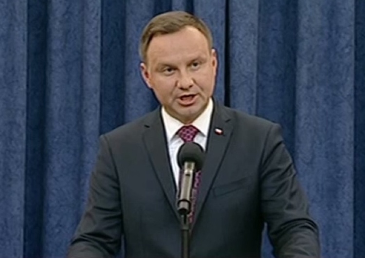 [video] Prezydent Andrzej Duda: Chcę, aby członków nowej KRS Sejm wybierał większością 3/5 głosów