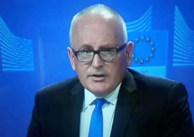  Timmermans o Polsce: KE bliska uruchomienia art. 7 traktatu, którzy przewiduje sankcje