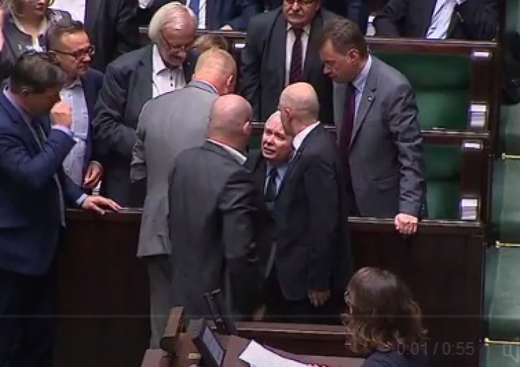 zrzut ekranu Witold Zembaczyński: Zarzucił mi, że kiedyś w przemówieniu powiedziałem, że Kaczyński trafi do więzienia