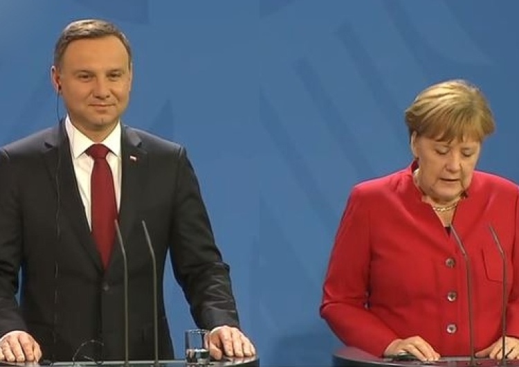 Merkel rozmawiała z Andrzejem Dudą także o praworządności