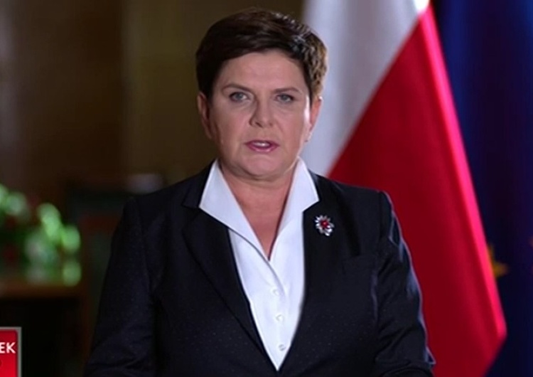 zrzut ekranu [video]Beata Szydło: Nie cofniemy się, nie ulegniemy naciskom, podszeptom, bo jeżeli nie teraz, to kiedy?