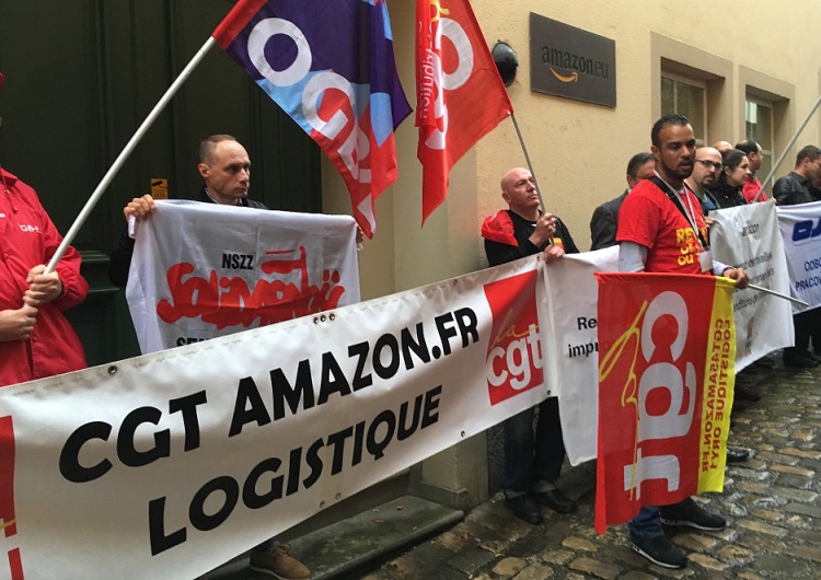  Bez dialogu w Amazon – pikieta w Luksemburgu