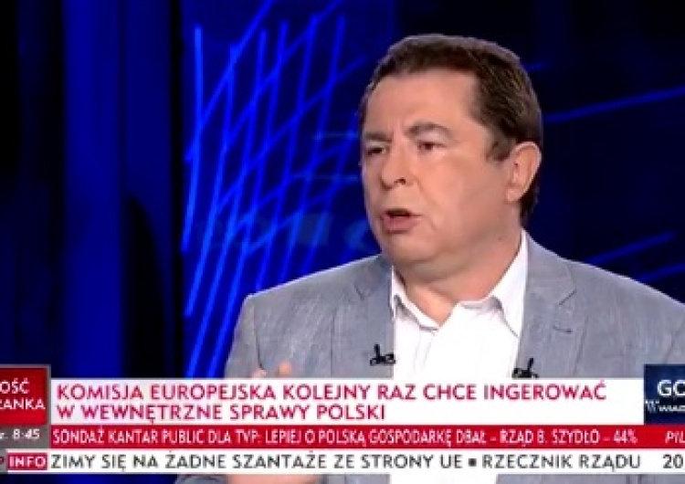 zrzut ekranu [video] Bronisław Wildstein: Komisja Europejska stała się pacynką Niemiec