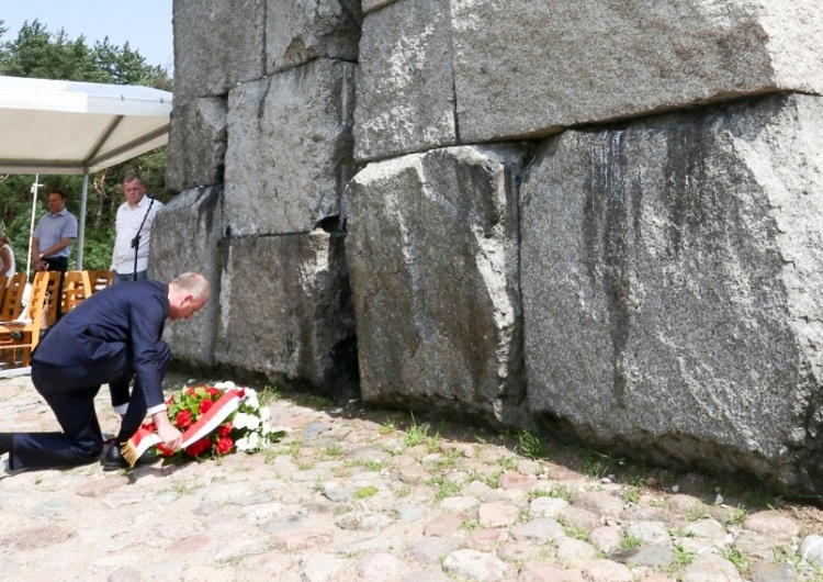 Sławomir Kasper/KPRP Pamięć o buncie więźniów niemieckiego obozu zagłady Treblinka. List Andrzeja Dudy