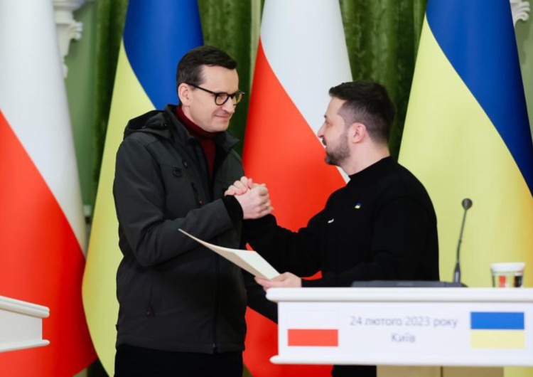 Mateusz Morawiecki spotkał się w piątek z Wołodymyrem Zełenskim Polska jako pierwsza przekazała Ukrainie czołgi Leopard 2. Zełenski zabiera głos