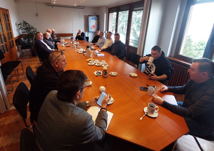 spotkanie w siedzibie Regionu Konin NSZZ Solidarność „To przykład solidarności związku”. Rozmowy branży węgla brunatnego i Regionu Konin w oczekiwaniu na legislacje umowy społecznej