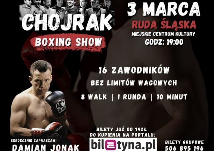 Zapraszamy na Chojrak Boxing Show