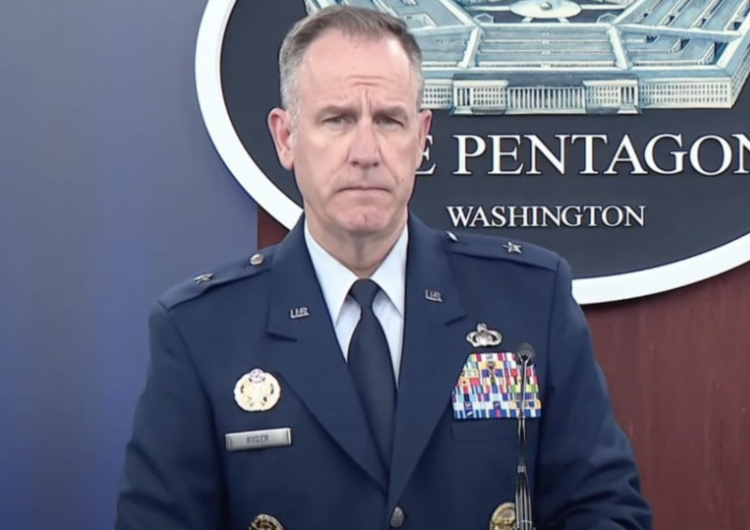 gen. Pat Ryder Pentagon: Rosjanie prawdopodobnie próbują wydobyć szczątki naszego drona z Morza Czarnego
