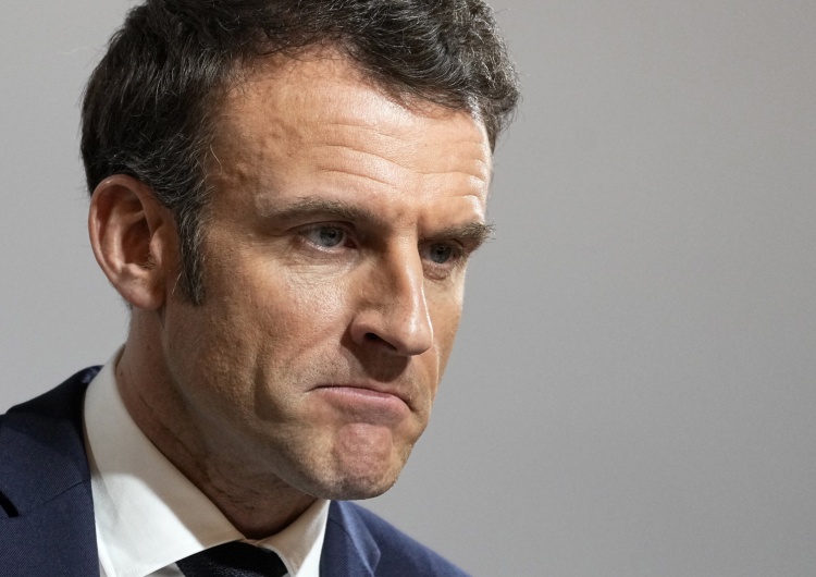 Emmanuel Macron Złe wieści dla Emmanuela Macrona.