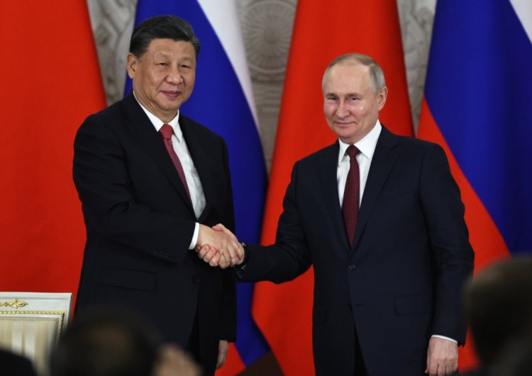 Xi Jinping i Władimir Putin Wizyta przywódcy Chin na Kremlu. Jest wspólne oświadczenie