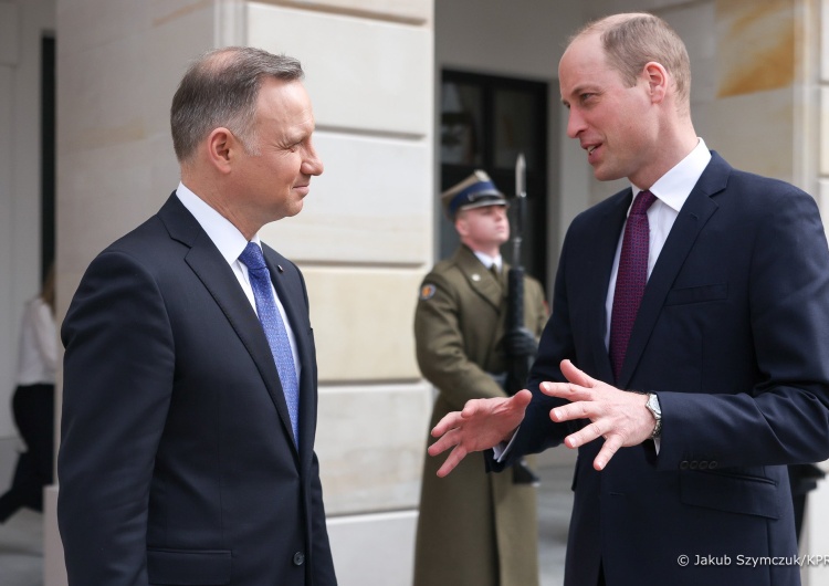 prezydent Andrzej Duda i książę William Prezydent Duda rozmawiał z księciem Williamem. Są szczegóły