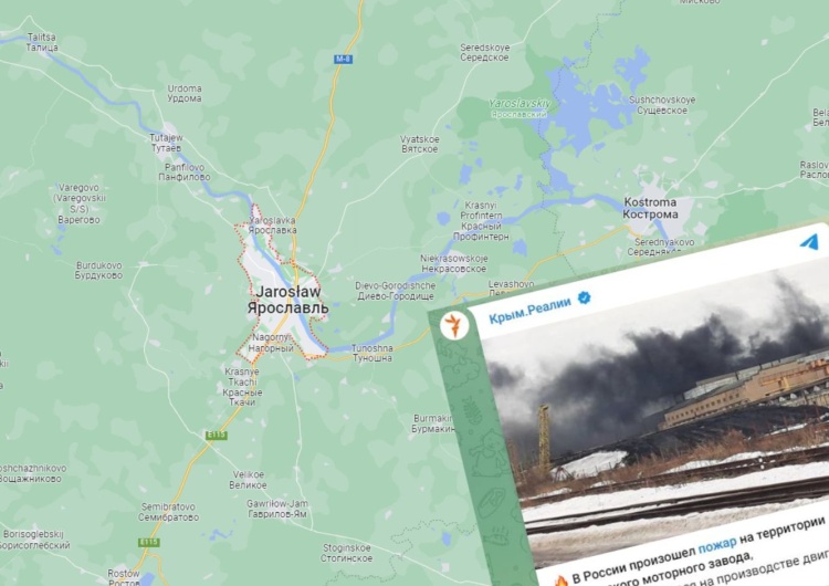  Rosja: Pożar w zakładzie produkującym m.in silniki do międzykontynentalnych rakiet [FOTO]