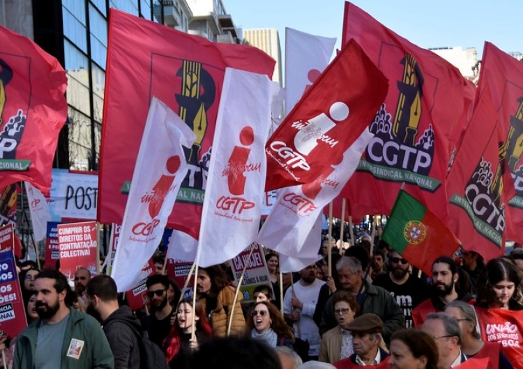 fot. https://cgtp.pt Wielotysięczne protesty w Portugalii przeciwko rosnącym kosztom życia