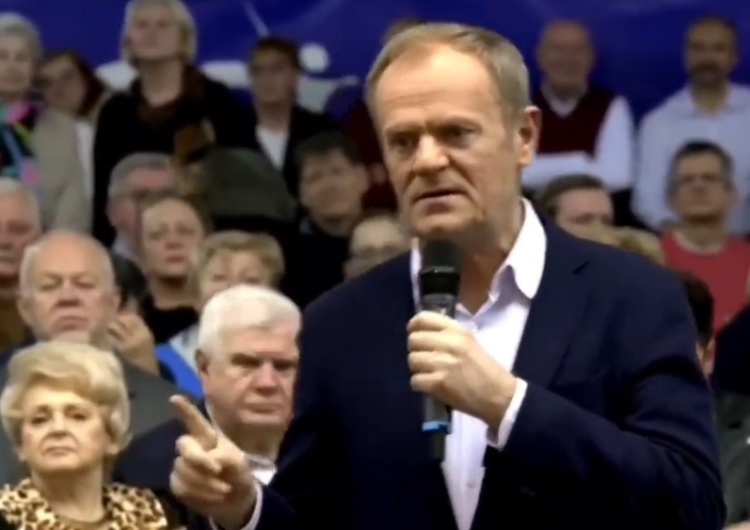 Tusk Po tym pytaniu w Sosnowcu Tusk się wściekł [VIDEO]