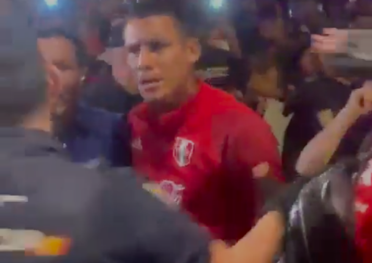  Hiszpańska policja pobiła się… z piłkarzami reprezentacji Peru. Wyciekło nagranie
