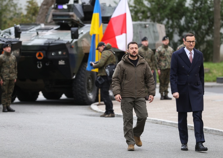 Mateusz Morawiecki i Wołodymyr Zełenski Morawiecki: Przygotowujemy się na odbudowę Ukrainy