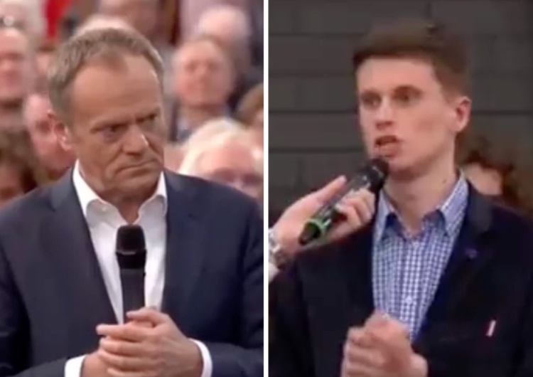  „Spontaniczne pytanie” od „młodych” do Tuska. Zwrócono uwagę na jeden szczegół [WIDEO]