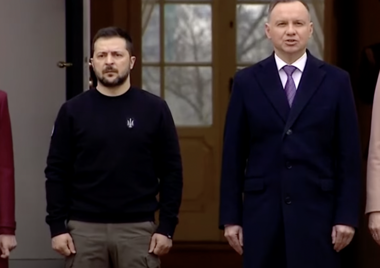 Wołodymyr Zełenski i Andrzej Duda Zełenski: Moja wizyta w Warszawie to kolejny krok ku zwycięstwu