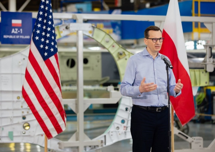 Premier: W Lockheed Martin tworzy się bezpieczeństwo Polski