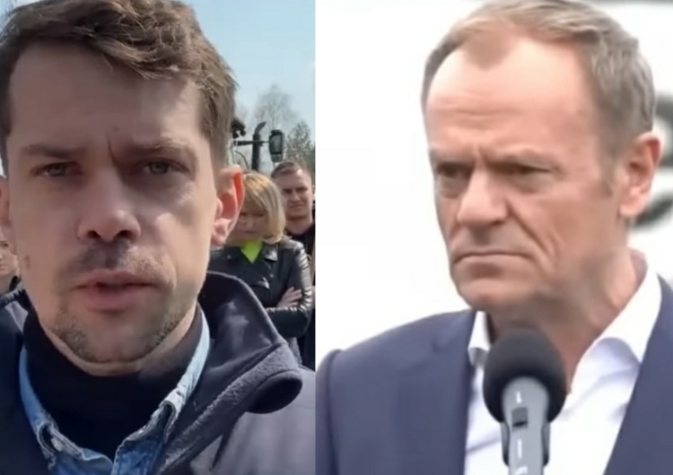 Michał Kołodziejczak, Donald Tusk  Spięcie na opozycji. Kołodziejczak wzywa Tuska 
