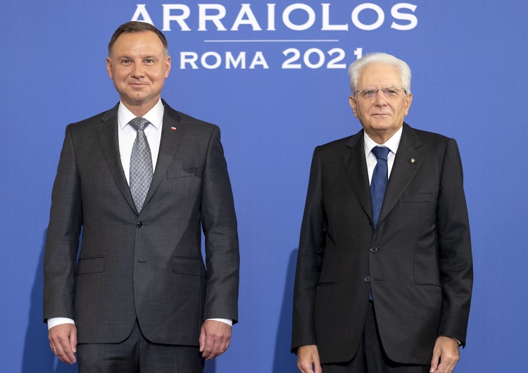Sergio Mattarella i Andrzej Duda Prezydent Włoch w Polsce. Wskazano cel wizyty
