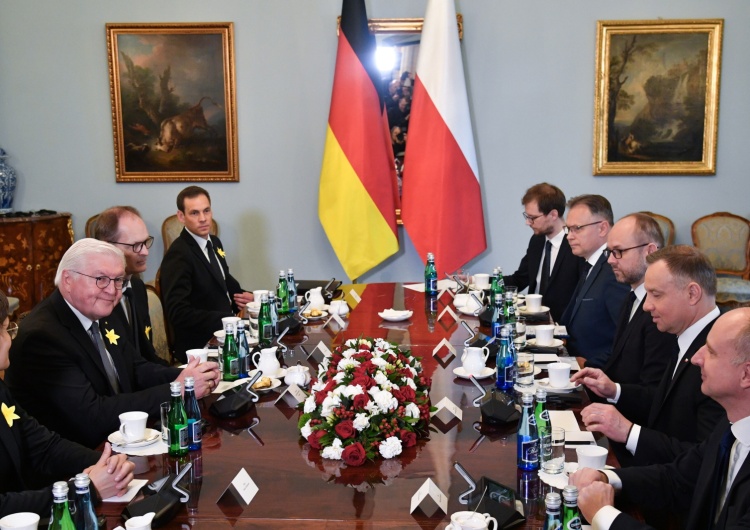 Wizyta prezydenta Niemiec w Warszawie Trwa spotkanie prezydentów Polski i Niemiec