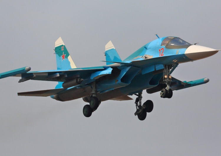 Su-34 rosyjskich sił powietrznych Fatalny błąd Rosjan. Zbombardowali… własne miasto [FOTO & WIDEO]