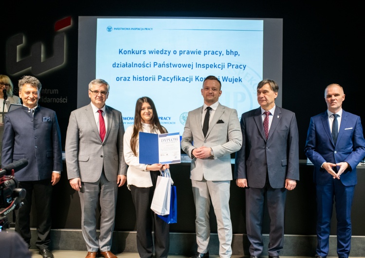 Finał „Konkursu wiedzy o prawie pracy, bhp i działalności Państwowej Inspekcji Pracy oraz o historii Pacyfikacji Kopalni Wujek” Finał konkursu Okręgowego Inspektoratu Pracy w Katowicach.