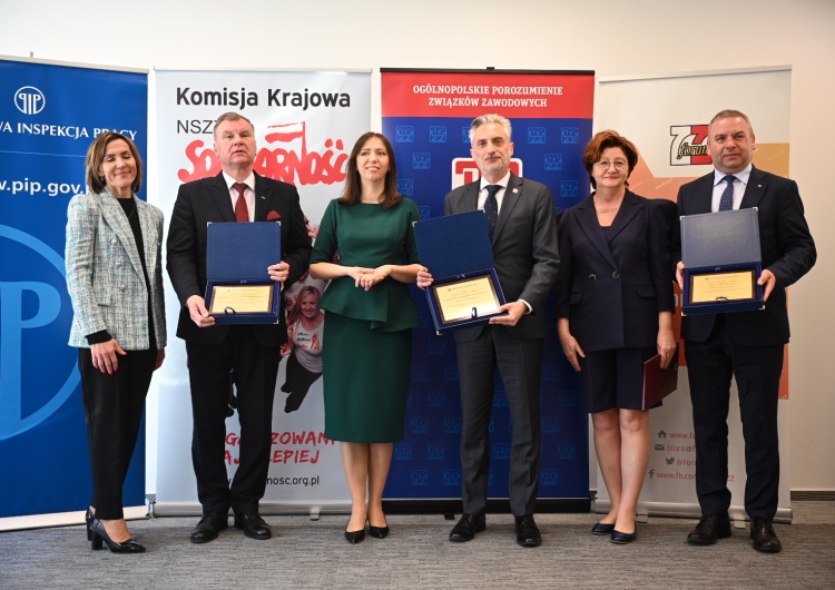 Podpisano porozumienia między centralami związkowymi a PIP