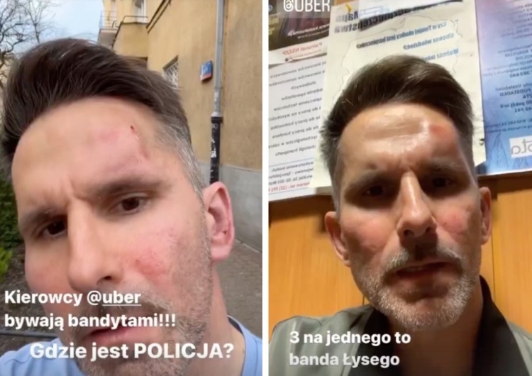 Relacja na Instagramie Marcina Bosaka  Marcin Bosak pobity. Nowe informacje