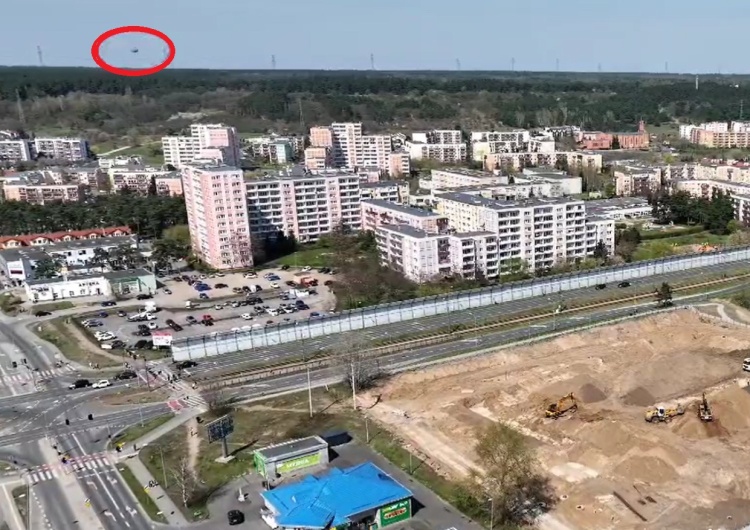 Nagranie wideo z Bydgoszczy [WIDEO] Tajemniczy obiekt wojskowy pod Bydgoszczą. Do sieci trafiło nagranie