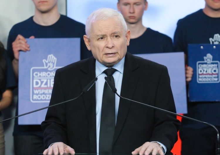 Szef PiS Jarosław Kaczyński Wzrost poparcia dla PiS. Zobacz najnowszy sondaż