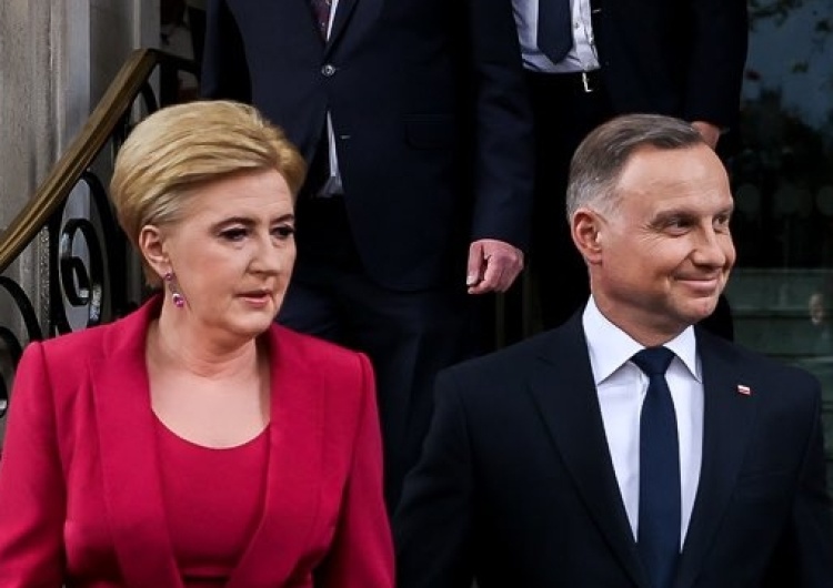 Para prezydencka Koronacja Karola III. Tak prezentuje się Agata Kornhauser-Duda