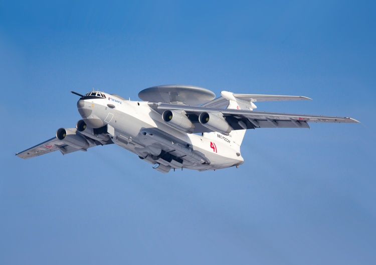Rosyjski samolot A-50 Rosjanie twierdzą, że zapobiegli ukraińskiemu atakowi na samoloty wczesnego ostrzegania A-50 na lotnisku w głębi Rosji