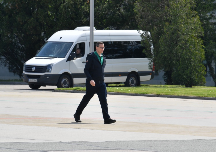 Mateusz Morawiecki  Premier Morawiecki przybył z wizytą do Niemiec