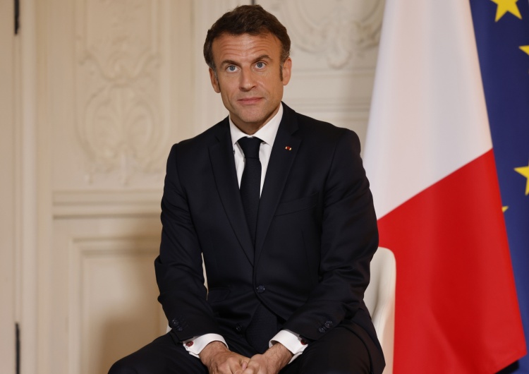 Emmanuel Macron Macron: Francja jest gotowa szkolić ukraińskich pilotów myśliwców 