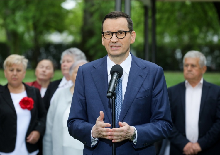 Premier Mateusz Morawiecki  14. emerytura. Rząd przyjął projekt ustawy 