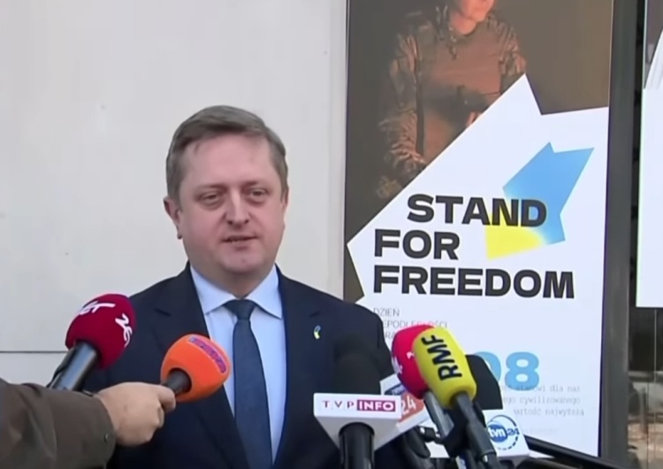 Vasyl Zvarych Ambasador Ukrainy tłumaczy się ze swoich słów: