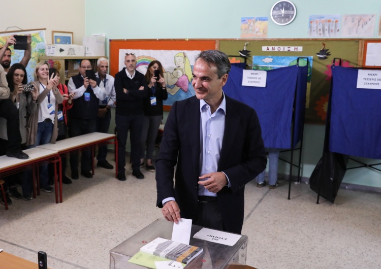 Lider Nowej Demokracji Kyriakos Micotakis Wybory parlamentarne w Grecji. Są wyniki exit poll