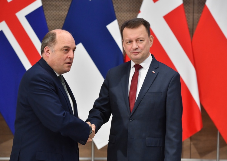 Mariusz Błaszczak, Ben Wallace Minister obrony Wielkiej Brytanii: Wspieramy naszego najważniejszego sojusznika, czyli Polskę