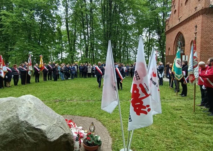 Pielgrzymka do Głotowa Warmińsko-mazurska Solidarność pielgrzymowała do Głotowa