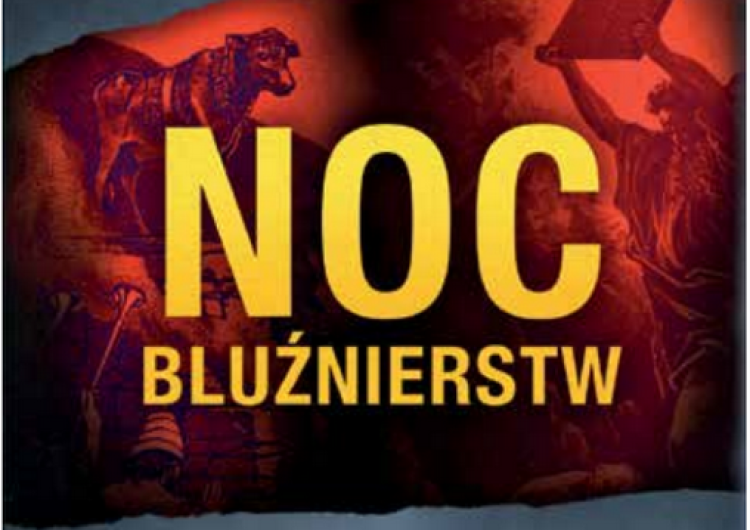 Okładka książki „Noc bluźnierstw. W oczekiwaniu na świt”.  Wywiad rzeka z ks. Piotrem Glasem