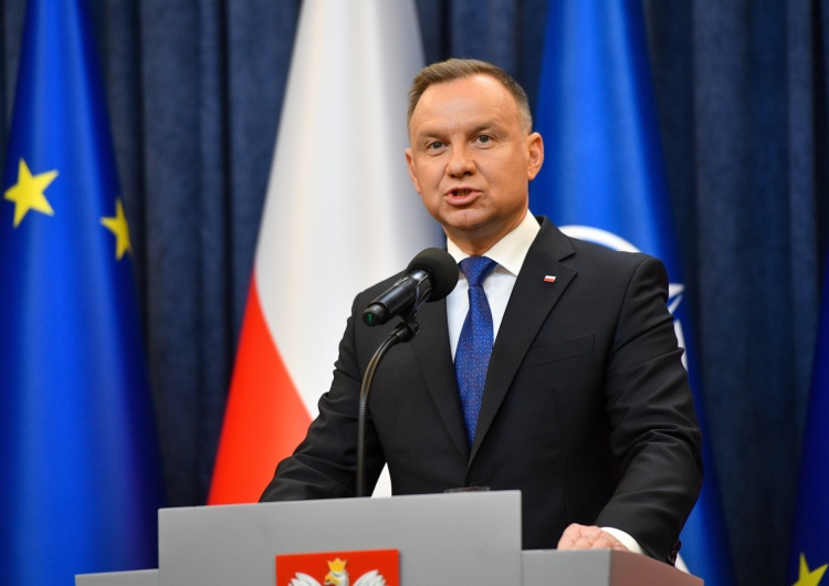 Andrzej Duda Ustawa ws. rosyjskich wpływów. Andrzej Duda ogłosił decyzję