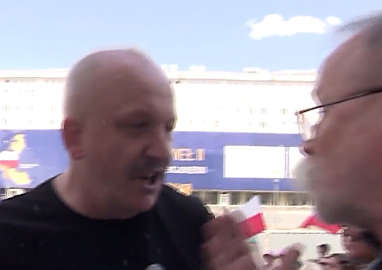 Słowny atak na Adama Borowskiego Legenda Solidarności zaatakowana przez uczestników „marszu 4 czerwca” [WIDEO]